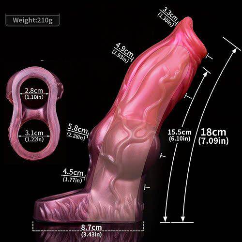 Bao Đôn Dên Dương Vật FAAK Red Eye Silicon Gân Nổi Kéo Dài Quan Hệ Chống Xuất Tinh Sớm